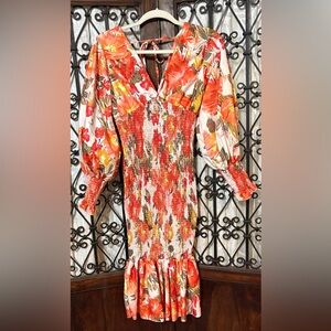 Floral Smocked Dress